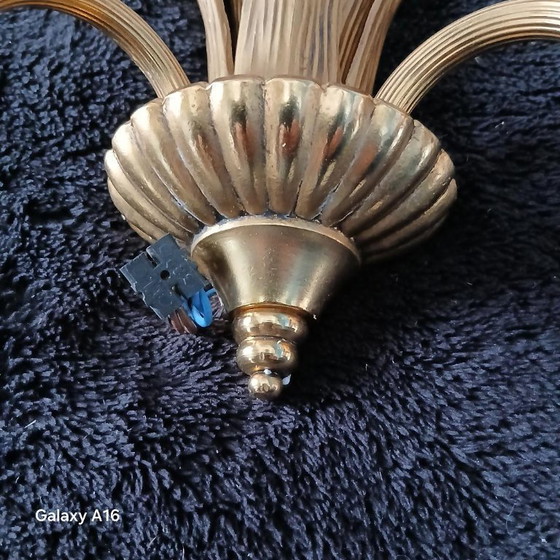 Aplique de pared con forma de palmera de bronce de Maison Charles – Bronze (photo 6 of 7)