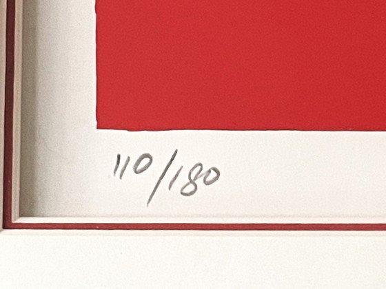 Peter Diem (1945) - Flying Cows Red – Litografías y grabados, Aluminio (photo 3 of 8)
