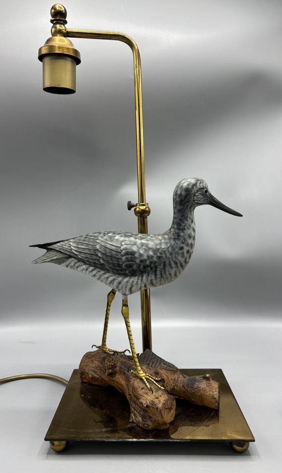 Image 1 of Hollywood-Regency-Vogel-Tischlampen