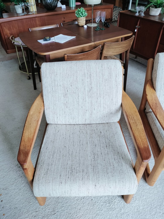 Poltrona vintage in teak danese, Silkeborg – Poltrone, Wool, Wood (photo 7 of 12)