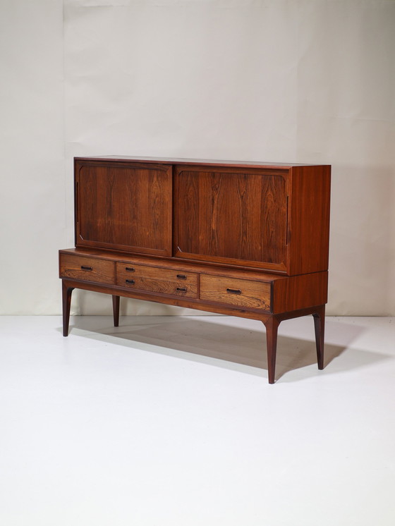 Image 1 of Highboard Kai Kristiansen 54 Rosewood Danish Sideboard