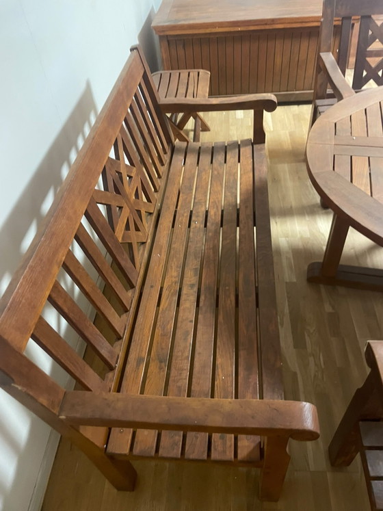 Image 1 of Set di mobili da giardino GARPA in legno massello di teak.