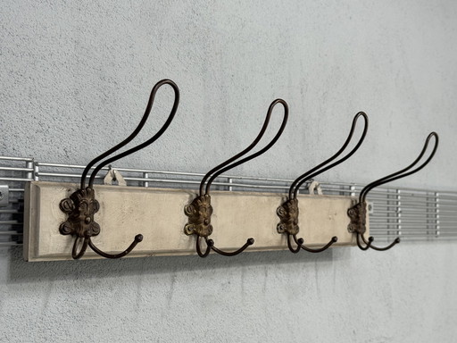 Antique bearded man coat rack