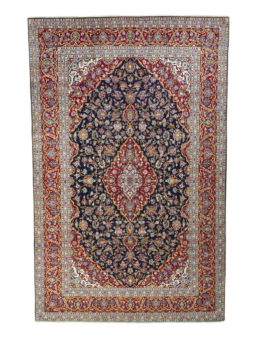 Hand-knotted oriental rug - Kashan 391 x 250 cm