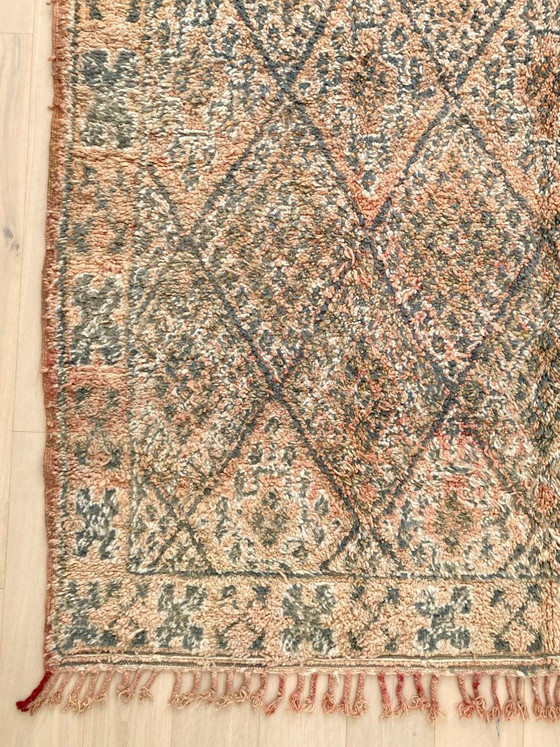 Vintage Beni M'Guild Rug 215x385 cm - Authentic Moroccan Wool Berber Carpet (1970s-1980s), Rugs & carpets (photo 4 of 7)