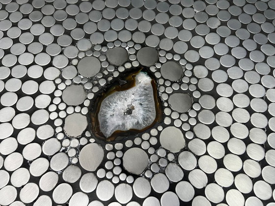 Image 1 of Tavolino da caffè in mosaico di Raf Verjans, anni '70