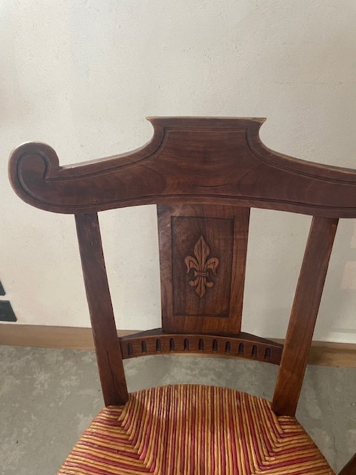 Een paar strostoelen – eetkamerstoelen, Wood (photo 2 of 6)