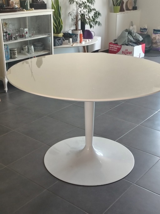 Ronde eettafel Calligaris Ø 120 cm - Hoogglans Wit