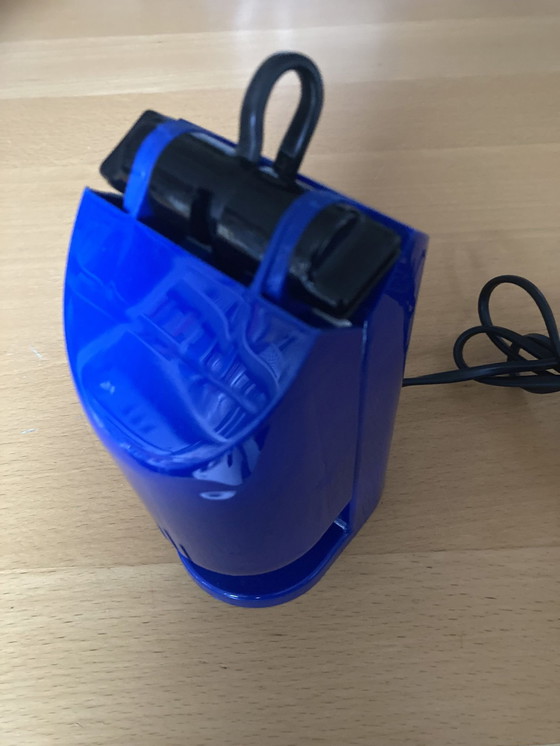 Image 1 of 2x Space Age Z-vouwbare wandlamp in monochroom blauw ontwerp gebaseerd op Manon