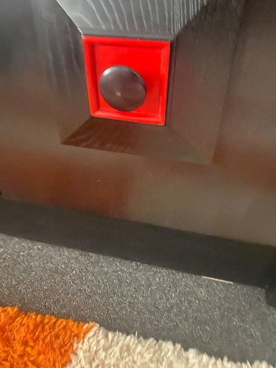 Image 1 of Alter schwarzer De Coene Wandschrank