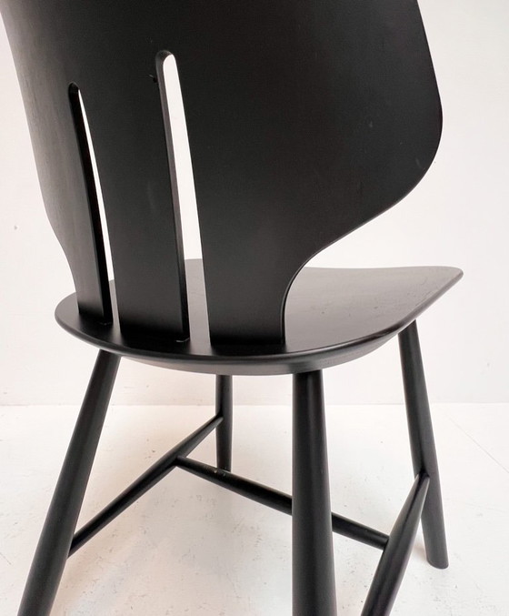 Image 1 of Set di 9 sedie Ejvind Johansson J67 per FDB Mobler, anni '70