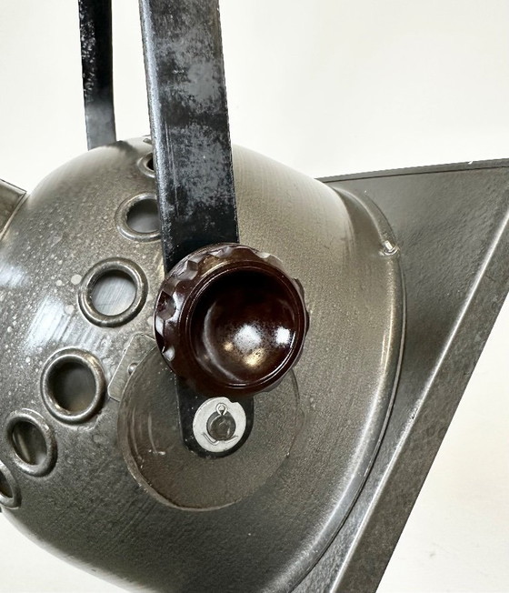 Image 1 of Projecteur de théâtre gris vintage d'Elektrosvit, années 1970