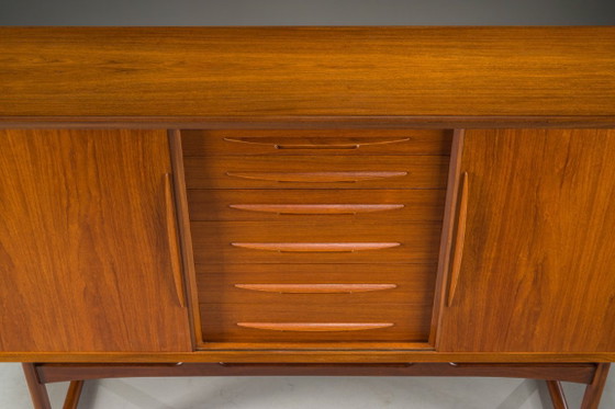 Image 1 of  Deens Teakhouten Dressoir van Arne Vodder voor Vamo Sønderborg, jaren 60