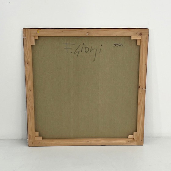 Image 1 of Abstraktes Gemälde von Fabrizio Giorgi, 1989
