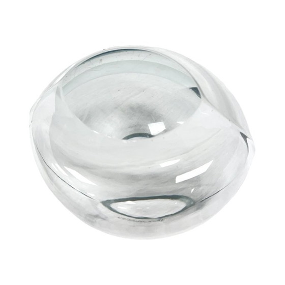 Image 1 of Hand-formed glass vase, minimalist design, Formano Germany, 1980s.