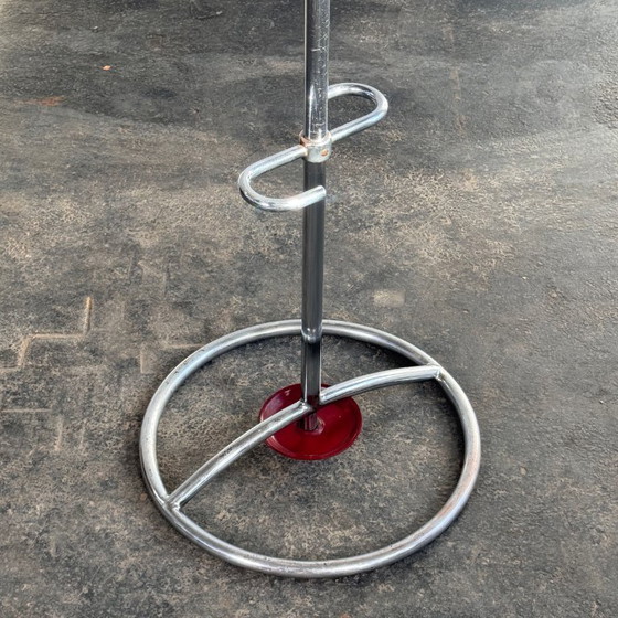 Image 1 of Bauhaus Style Chrome Coat Rack by Hynek Gottwald, 1940s