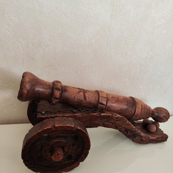 Image 1 of cannone di legno