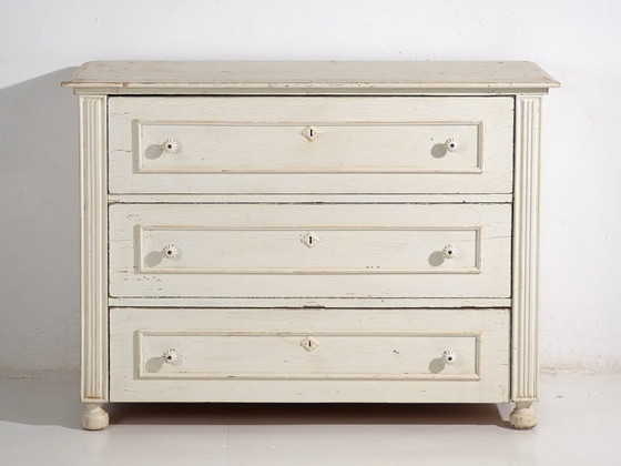 Antique white chest of drawers (c.1920) #40 (photo 23 of 39)