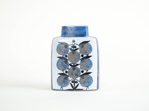 Ceramic vase, Danish design, 1960s, manufactured by Aluminia