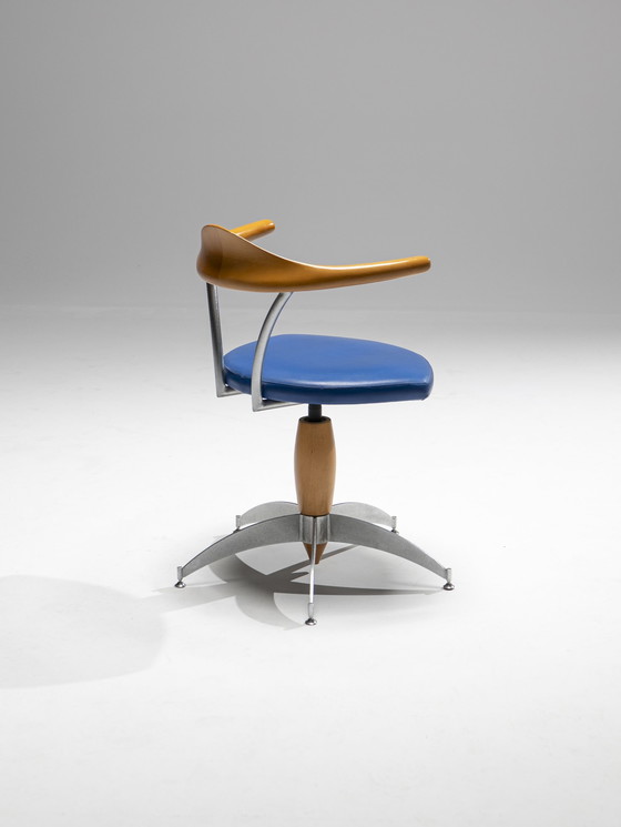 Image 1 of Swivel Chair in Style of Bořek Šípek, Italy, 1980s