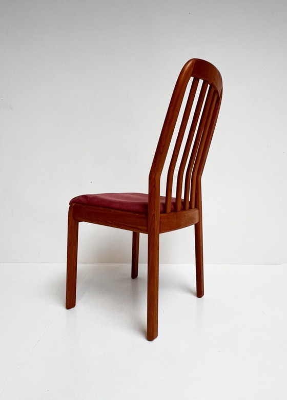 Image 1 of Set di 6 sedie danesi in legno di Dyrlund, anni '60