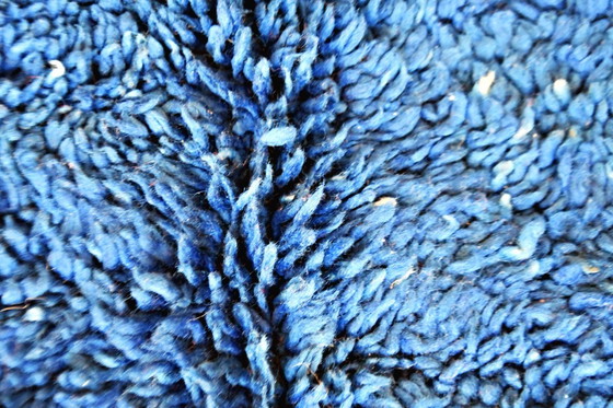 Image 1 of Indigo Blauw Vintage Beni M'Guild Vloerkleed - 270 x 160 cm