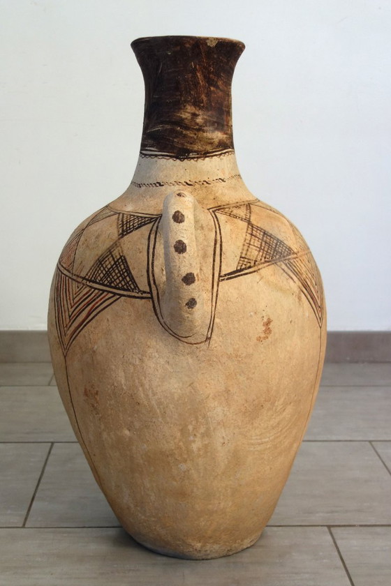 Großer Terrakotta-Krug aus der Rif-Region, Marokko, Höhe 70 cm – Dekorative Objekte, Other (photo 5 of 15)