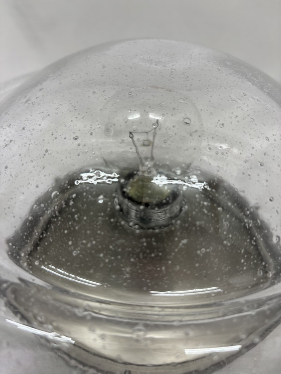 Image 1 of Applique ou plafonnier vintage en verre bulle Doria Leuchten '60