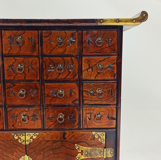 Image 1 of Antique Korean Apothecary Cabinet