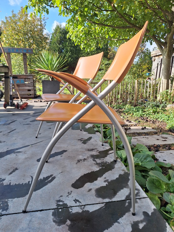 Image 1 of 2x Sgabello Vintage Design Calligaris