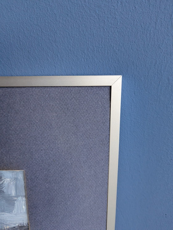 Image 1 of Abstract painting blue