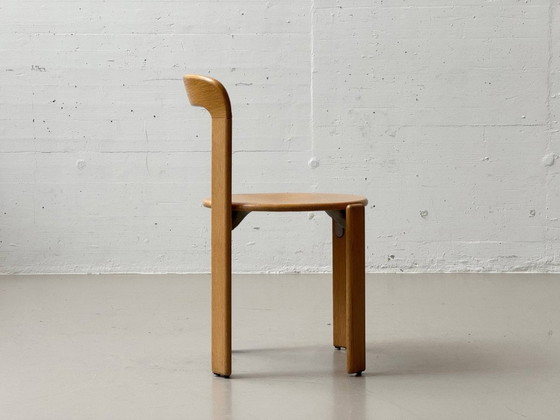 Image 1 of Set di 6 sedie Rey, modello 3300, disegnate da Bruno Rey per Dietiker, Svizzera, anni '70.