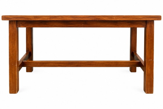 Mesa exótica de cristal y madera maciza de Tailandia. – Wood, Glass (photo 3 of 7)
