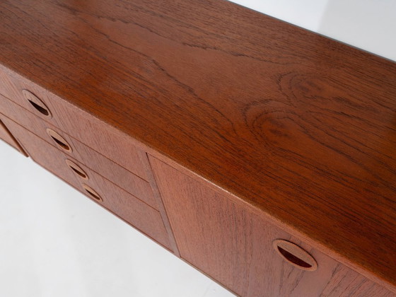 Modulaire wandkast van teakhout, Deens design, jaren 60, ontworpen door Rud Thygesen en Johnny Sørensen, (photo 18 of 21)