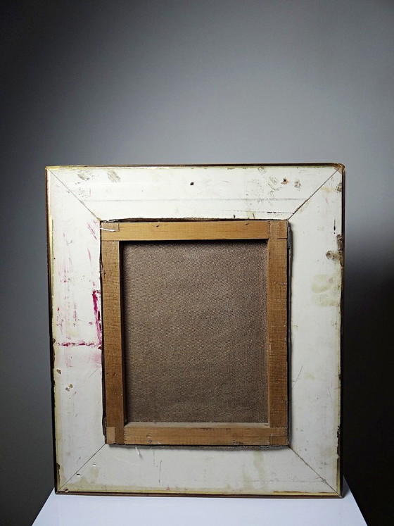 Image 1 of Still life with garlic, egg and mortar, signed Sarpe, 1979, oil on canvas