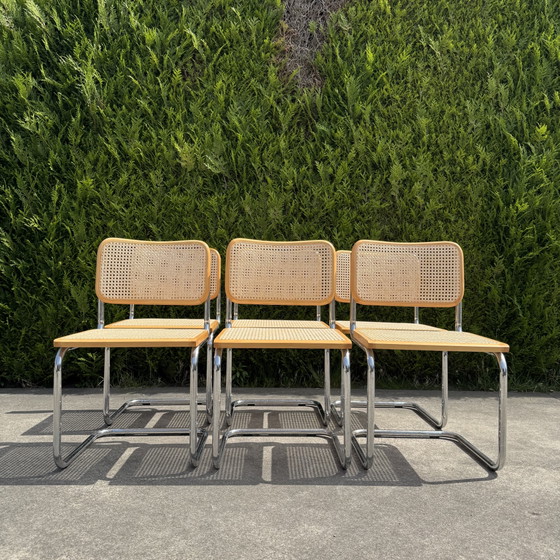 Image 1 of Ensemble de 6 chaises à structure tubulaire