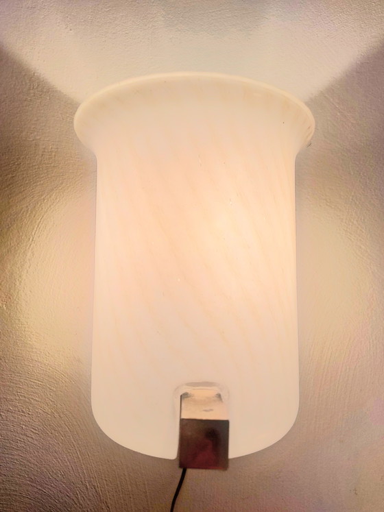 Image 1 of Lampada da parete Murano a spirale