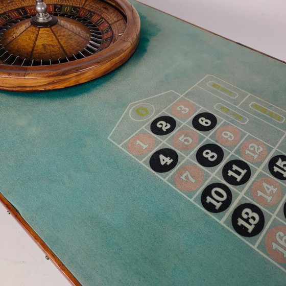 Image 1 of Tavolo da roulette antico della Mason & Co. – Denver, Colorado, inizio XX secolo