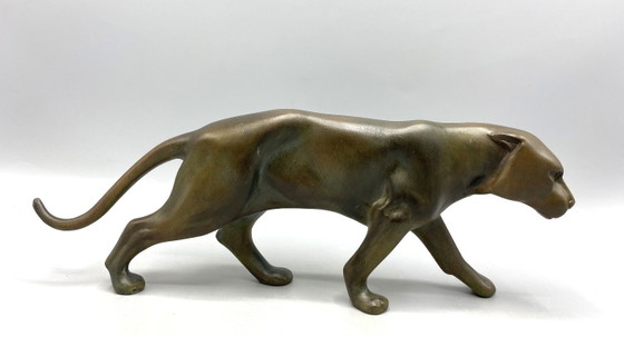 Pantera Art Déco – Sculture, Metal (photo 2 of 12)