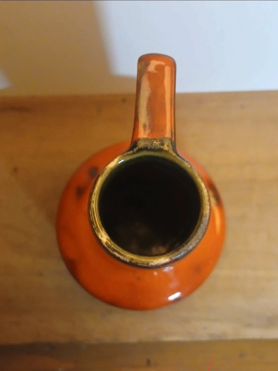 Image 1 of Vintage Space Age vaas van Plateelbakkerij Zenith te Gouda