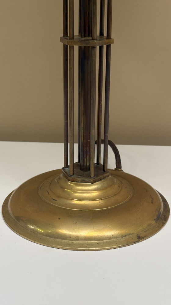Image 1 of Home German design Neoclassical solid vintage copper lamp