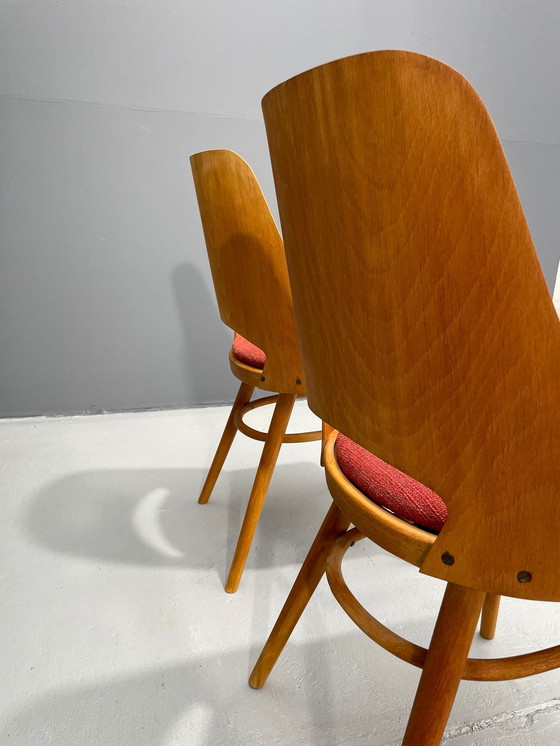 Image 1 of Pair of TON Model 514 Dining Chairs – Radomír Hofman, 1960s
