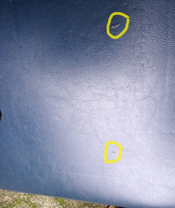 Image 1 of 6x Gispen Tubular Chairs, model 1231, ca. 1960s