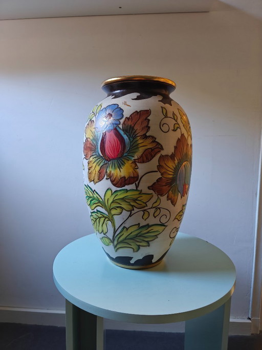 Large Vintage Design Vase by Hubert Bequet Belgium – 1950s