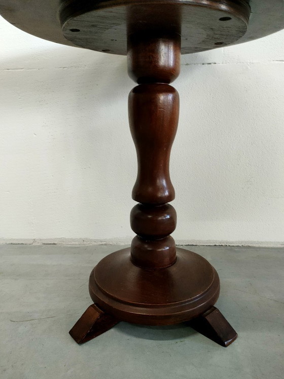 Image 1 of Tavolino laterale in stile scuola di Amsterdam vintage, tavolino per piante, tavolino da caffè