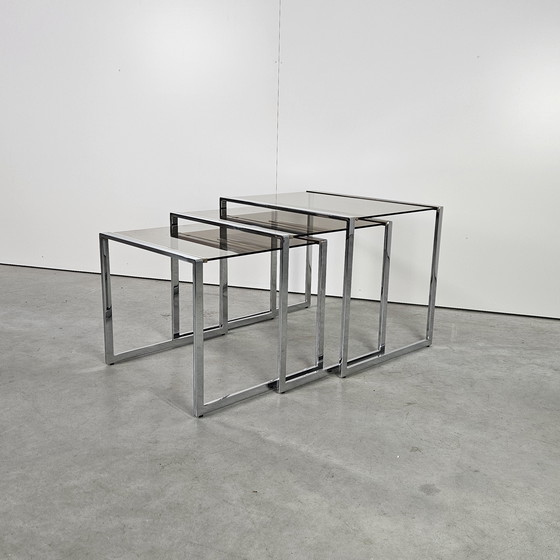 Image 1 of Tables d'appoint vintage en or 23k