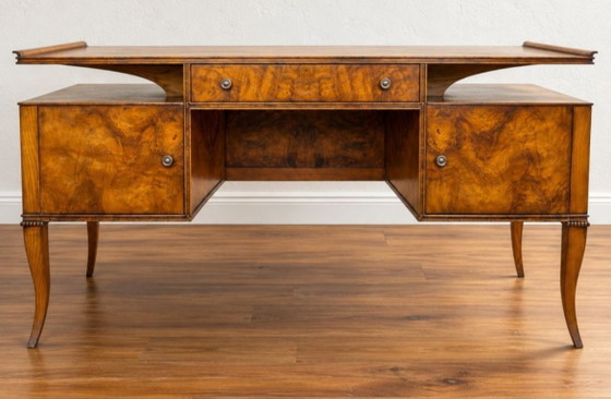 Lombardy Schreibtisch inspiriert von Tomaso Buzzi Design – Holz (photo 5 of 5)