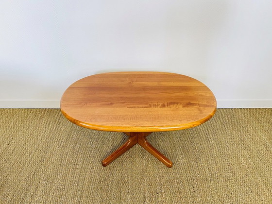 Image 1 of Deense ovale teakhouten salontafel van Glostrup Møbelfabrik, jaren 60
