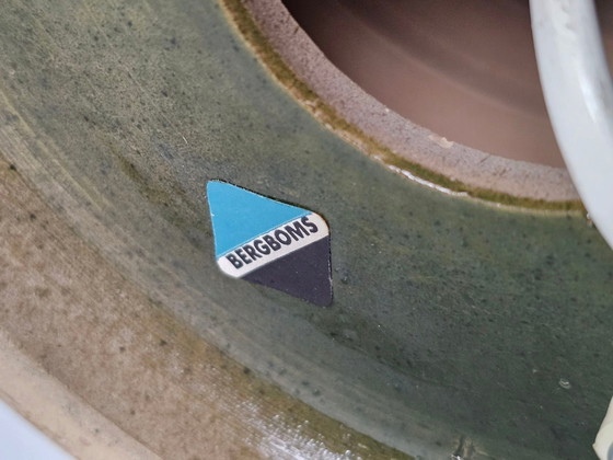 Image 1 of Bitossi voor Bergboms & Co - Aldo Londi - tafellamp - groen/wit - keramiek - 60's