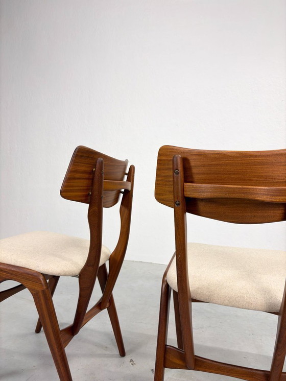 Image 1 of Set Mid-Century Eetkamerstoelen van Topform